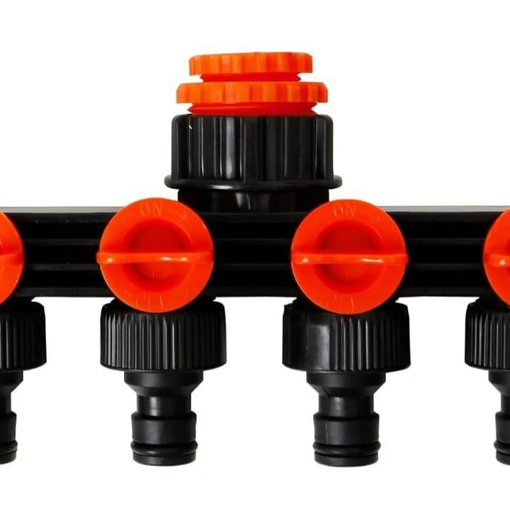 4 Way Water Tap Connector