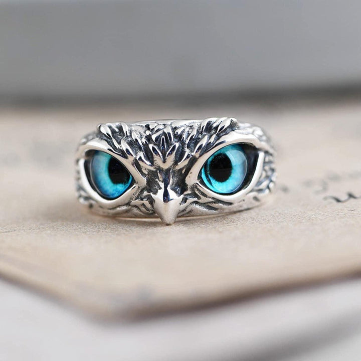 Attractive Silver Plated Owl Ring (Pack of 2)