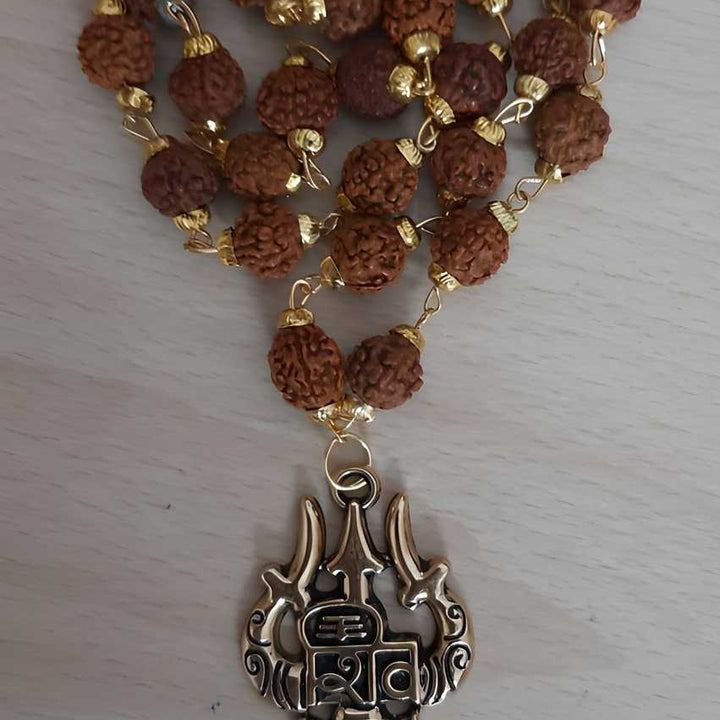 Latest Rudraksha Gold Plated Chain