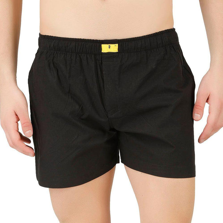 Cotton Solid Boxer