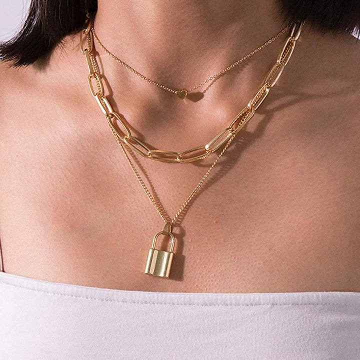 Gold Plated Stylish Necklace