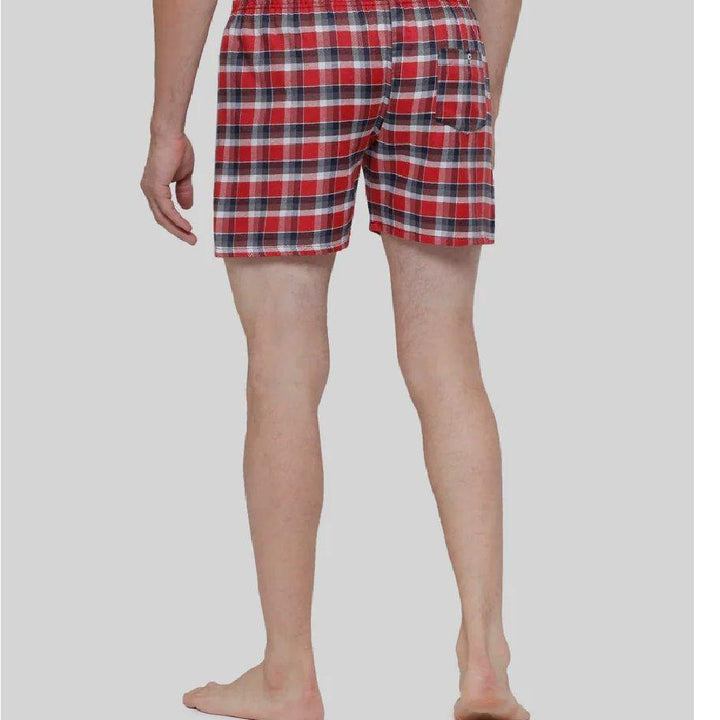 Fidato Men's Checkred Boxer/Short-Pack of 5 FDMUBOXERPO5