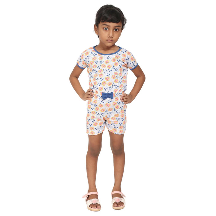 Kids Printed Jumpsuit