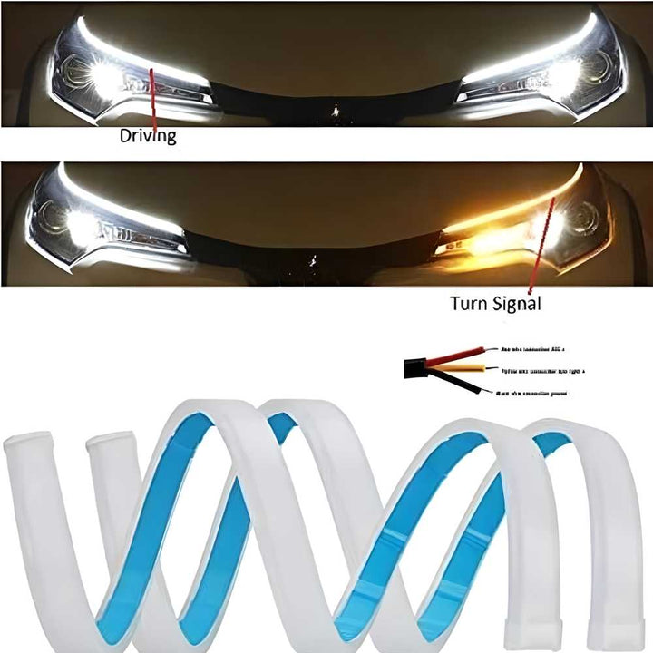 DRL Turn Signal Left and Right 12v LED Strip (Pack of 2)