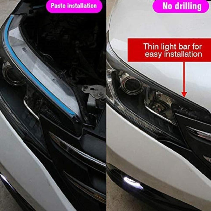 DRL Turn Signal Left and Right 12v LED Strip (Pack of 2)