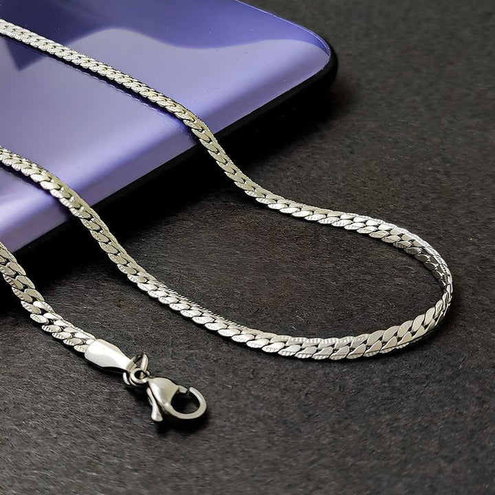 Glowing Silver Plated Chain