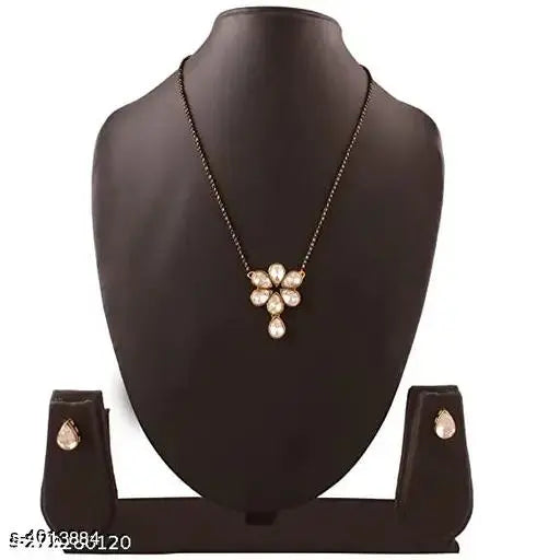 Women's Alloy Gold Plated Mangalsutras - Springkart 