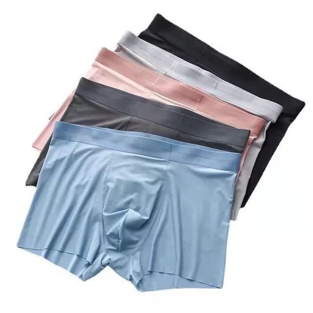 Men's Ice Silk Briefs Boxers Pack of 5