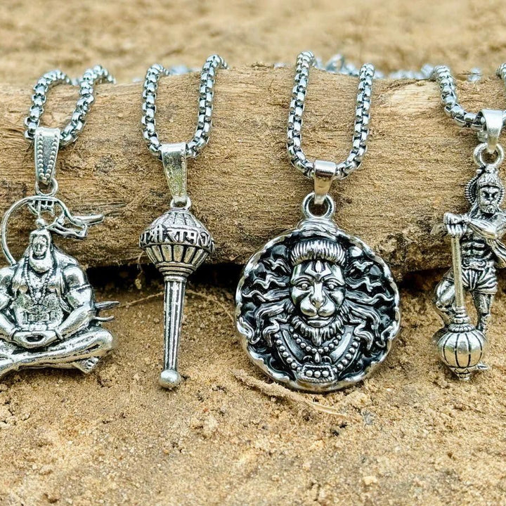 Lord Hanuman Chain With Pendant (Pack of 4)