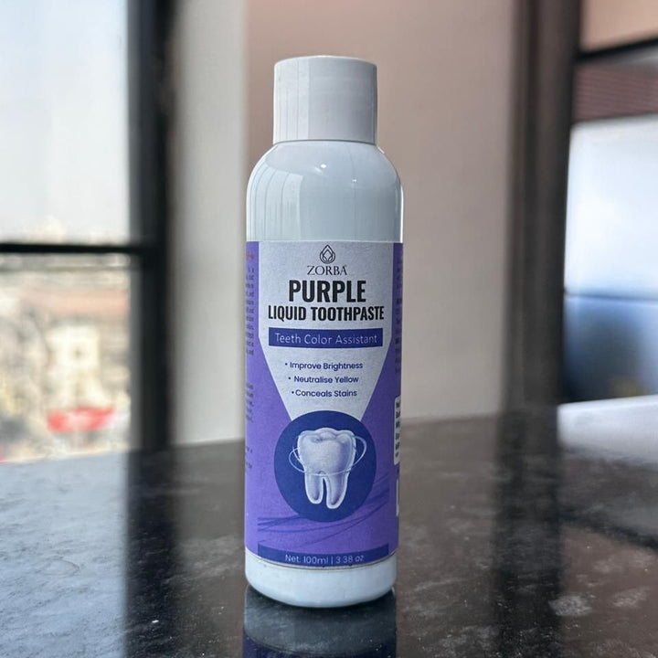 ZORBA Purple Liquid Toothpaste 200ml Pack of 2