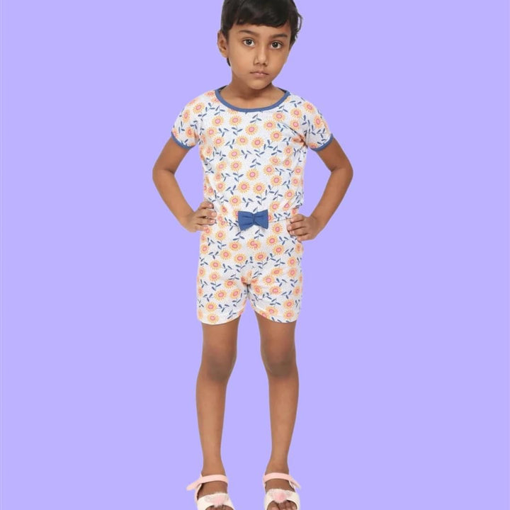 Kids Printed Jumpsuit