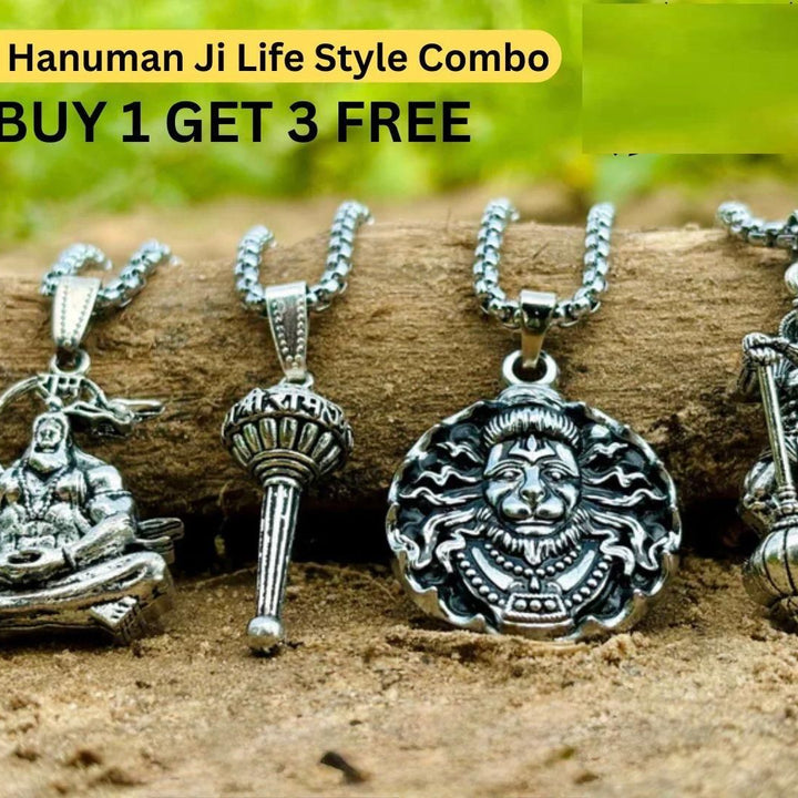 Lord Hanuman Chain With Pendant (Pack of 4)