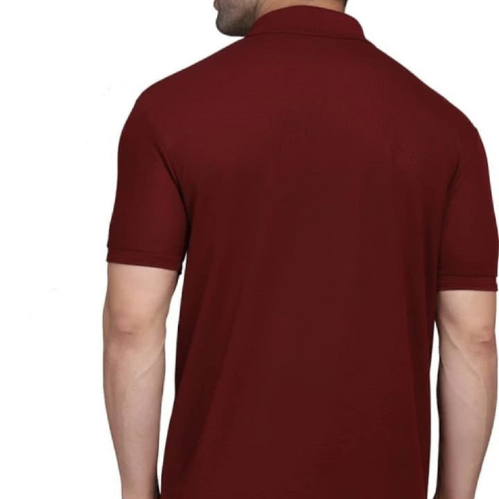 Men's Half Sleeves Polo Neck T-shirt