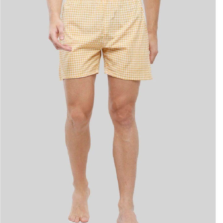 Fidato Men's Checkred Boxer/Short-Pack of 5 FDMUBOXERPO5