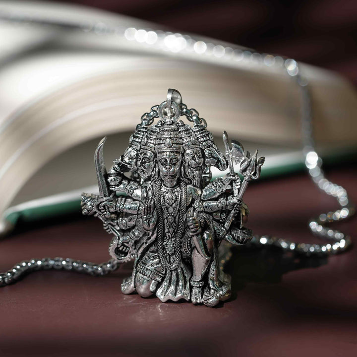 Panchamukhi Hanuman Pendant With Chain