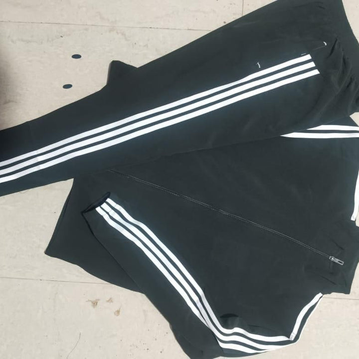 Men's Side Stripe 4 Way Lycra Track Suit