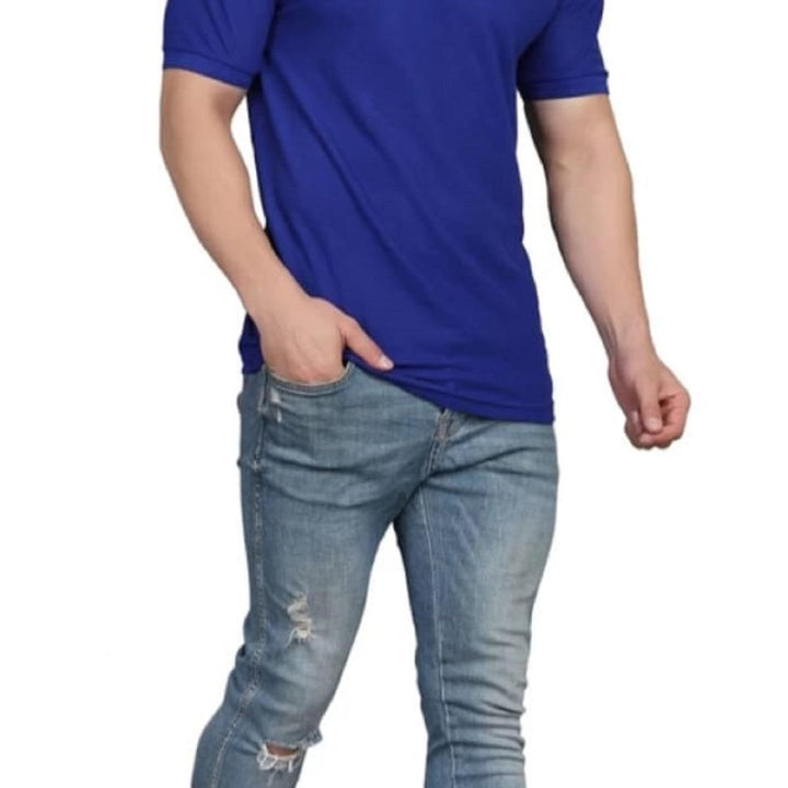 Men's Half Sleeves Polo Neck T-shirt 4PPT11 (Pack of 4)