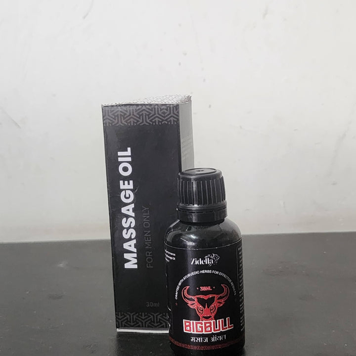 ZIDELLA BIGBULL MASSAGE OIL FOR MEN - 30ML