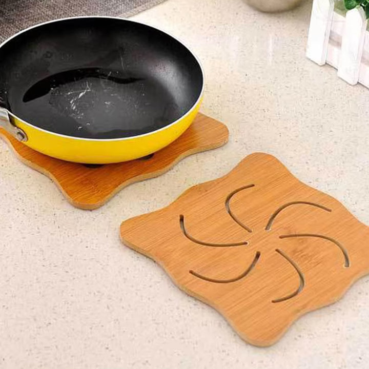 Wooden Table Coasters Tea Coasters (1 Pc  Mix Design)