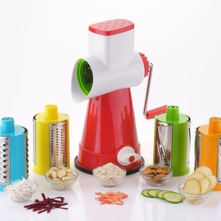 4 in 1 Rotary Drum Vegetable Grater & Slicer