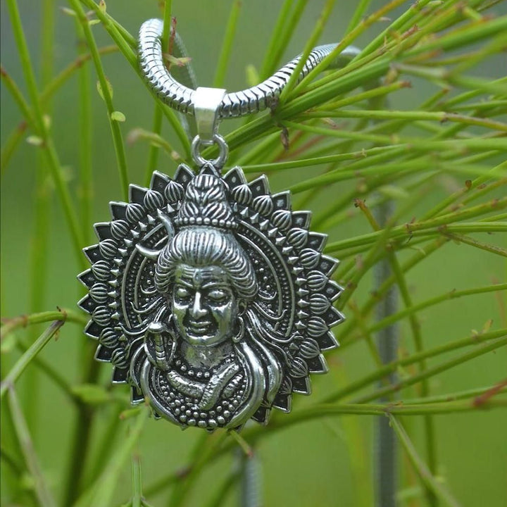 Lord Shiva Pendant with Snake Chain