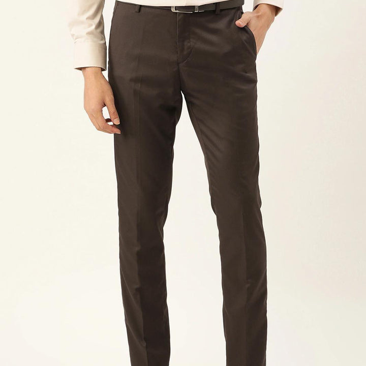 Mens Poly Viscose Formal Trousers