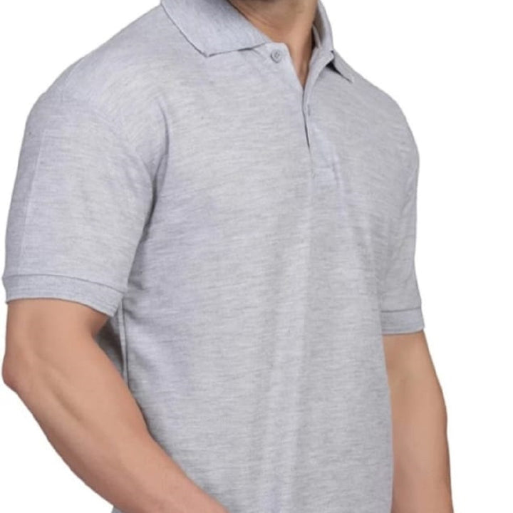 Men's Half Sleeves Polo Neck T-shirt