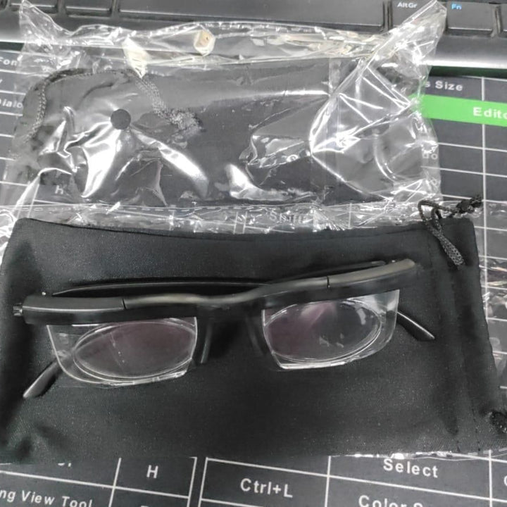 Flex focus adjustable glasses