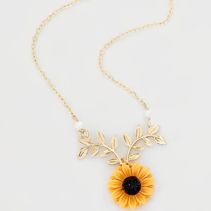 Sunflower Necklace For Women & Girls - Springkart 
