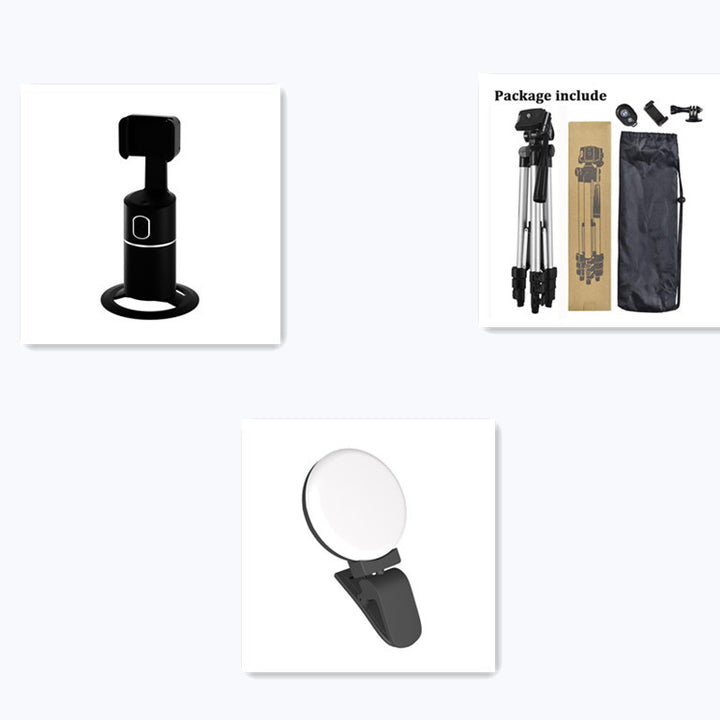 Smart Face Recognition Tracking PTZ Mobile Phone Stand Anchor Live Broadcast Stand