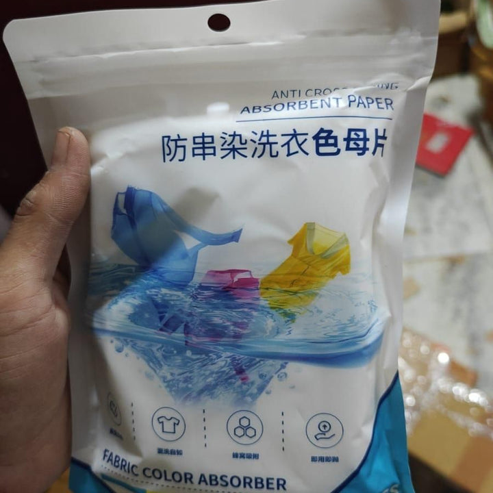 Fabric Clothes Color Absorb Paper for Washing Machin