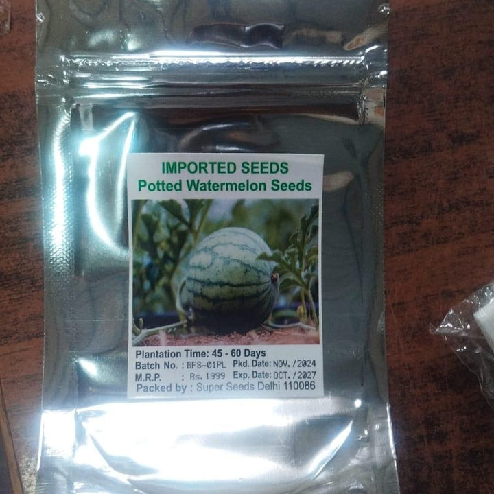 Potted small watermelon seeds