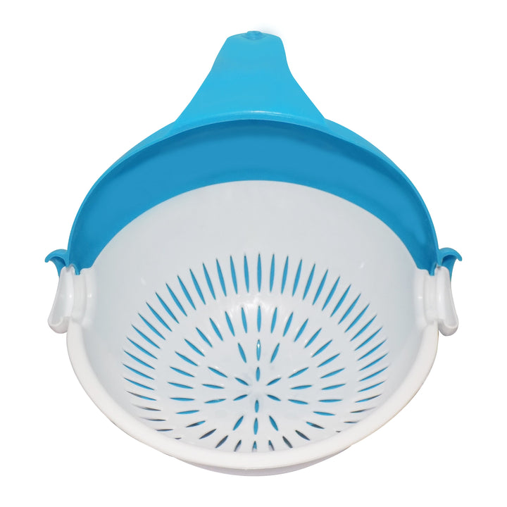 1093 Multi-functional Washing Fruits And Vegetables Bowl  Strainer With Handle