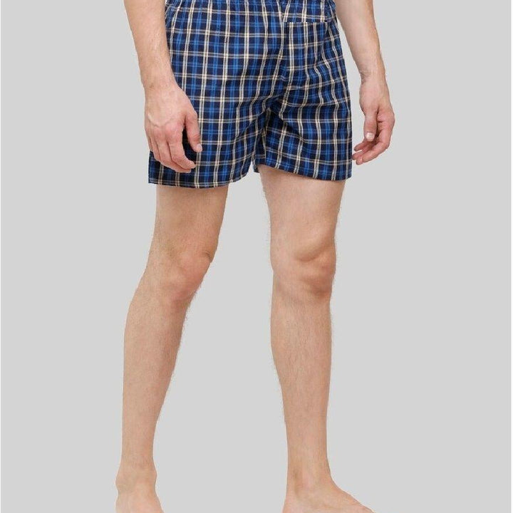 Fidato Men's Checkred Boxer/Short-Pack of 5 FDMUBOXERPO5