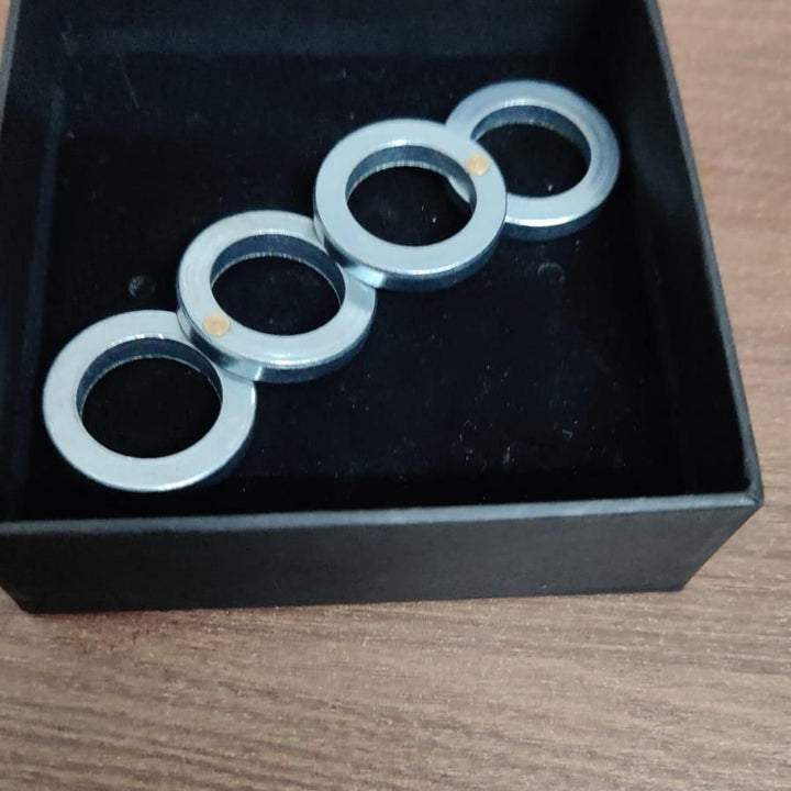 Stainless Steel Outdoor Rotatable Folding Ring (Pack of 1)