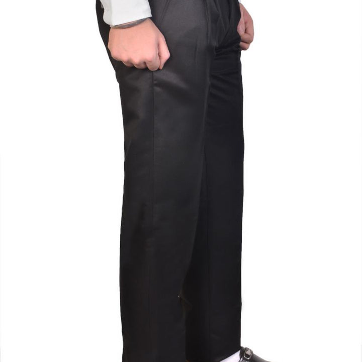 Cotton Solid Regular Fit Formal Trousers