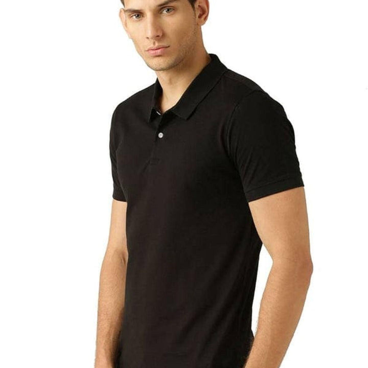 BD Men's Half Sleeves Polo Neck T-shirt 4PPT11 (Pack of 4)