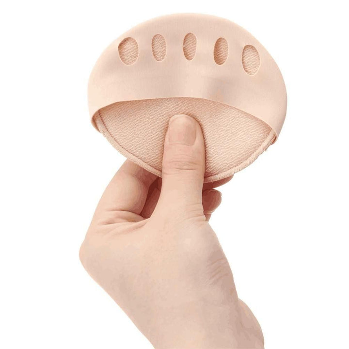 Invisible Fashion Women Ruffle Wave Girls Toe Pad Inserts Forefoot Pads Half Insoles Five Toes Socks