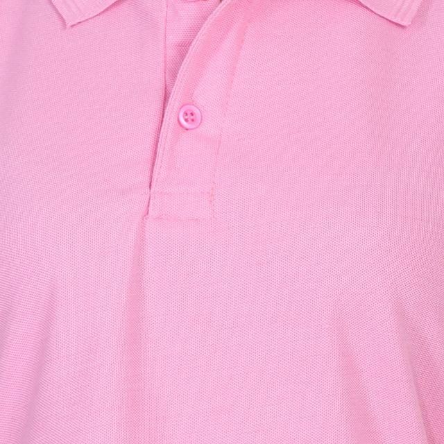 Ketex Pink Cotton Blend Polo Neck Tshirt