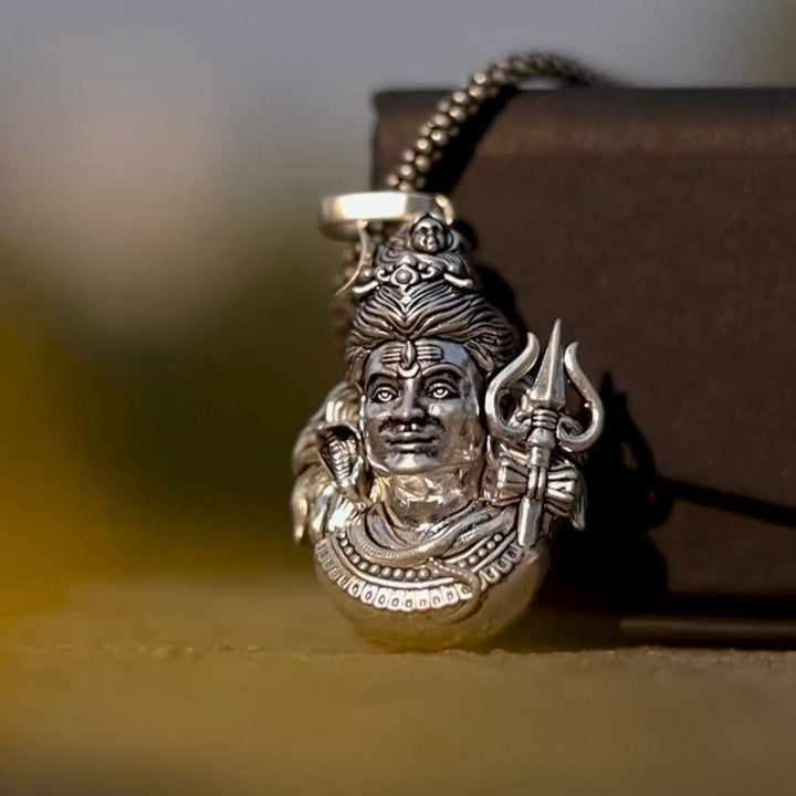 Lord Mahadev Premium Pendant Chain