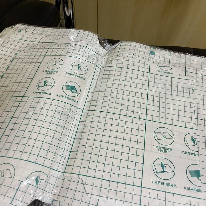 3 Different Size Transparent Sticker Books Cover