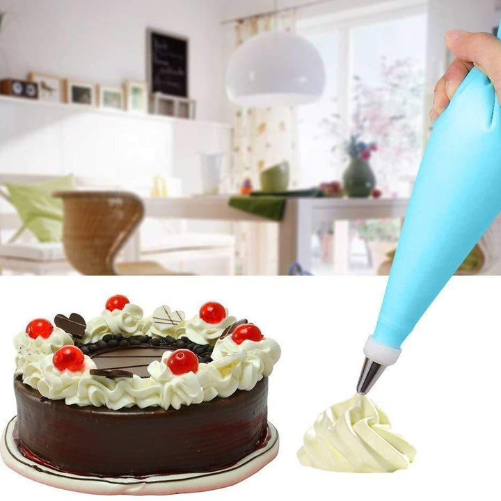 0805 Cake Decorating Nozzle With Piping Bag Stainless Steel Piping Cream Frosting Nozzles