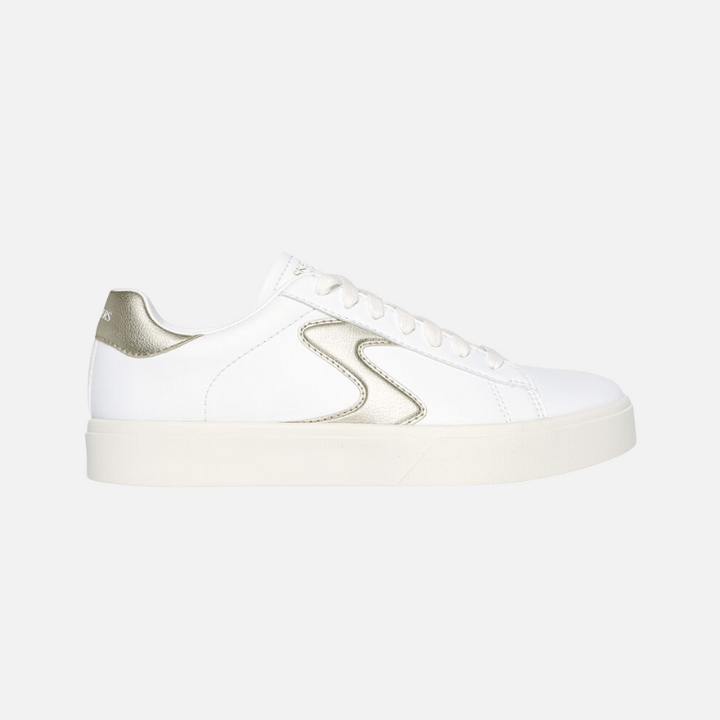 Skechers Eden LX - Beaming Glory Women's Lifestyle Shoes -White/Gold