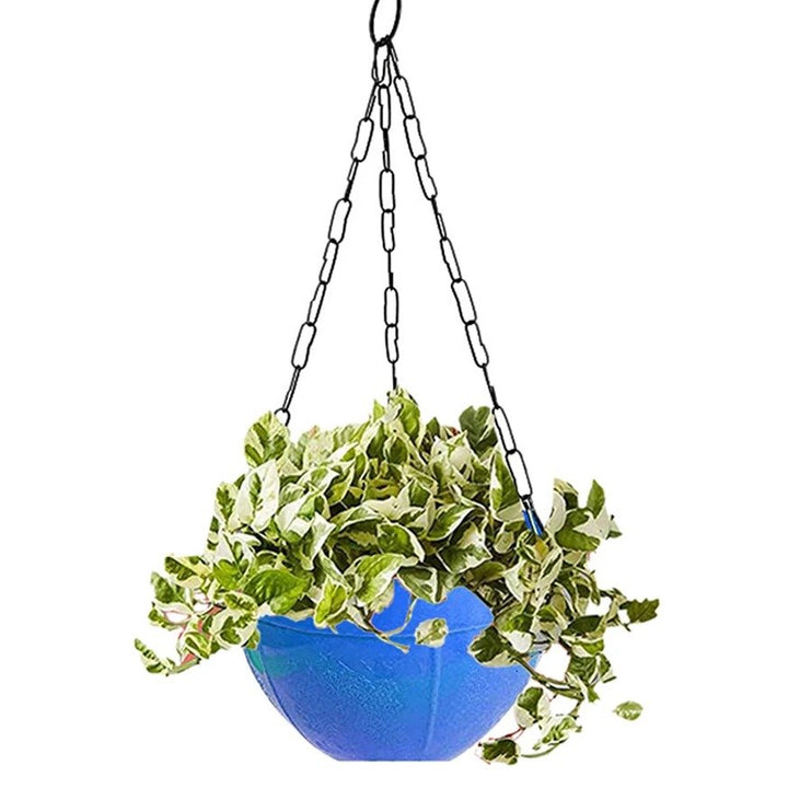 3851 Flower Pot Plant With Hanging Chain For Houseplants Garden Balcony Decoration