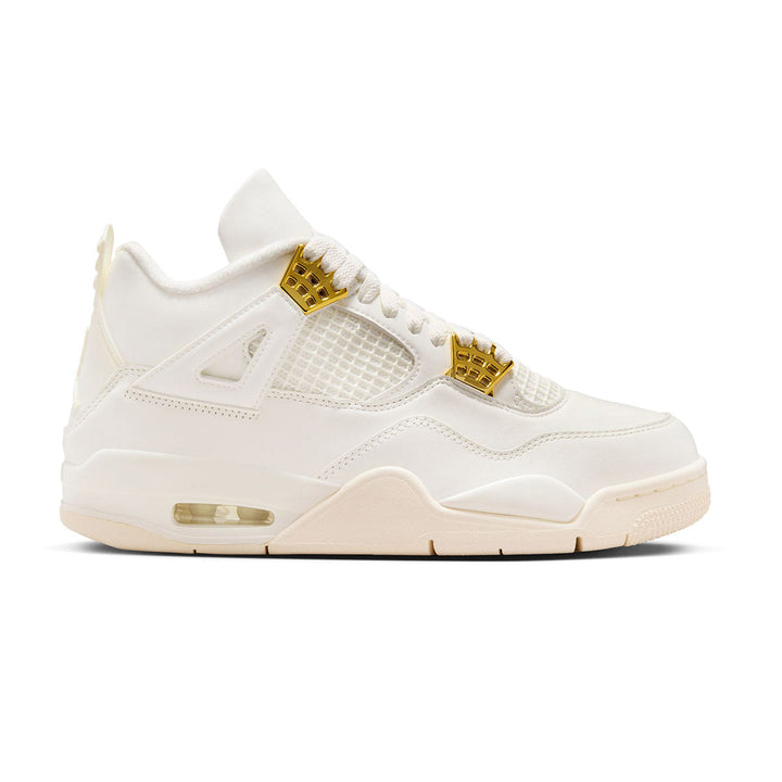 Air Jordan 4 Retro WMNS 'White and Gold'