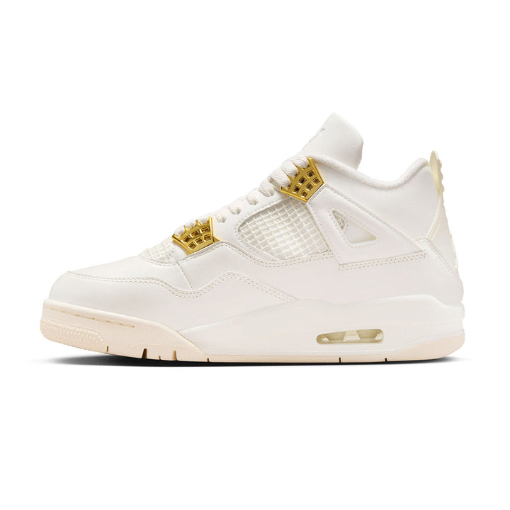 Air Jordan 4 Retro WMNS 'White and Gold'