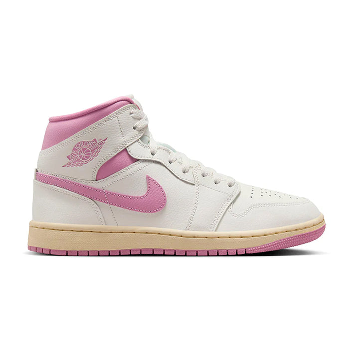 Wmns Jordan 1 Mid 'Sail/Pink/Coconut Milk'