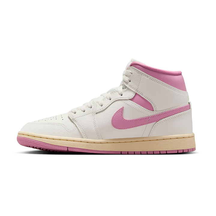Wmns Jordan 1 Mid 'Sail/Pink/Coconut Milk'