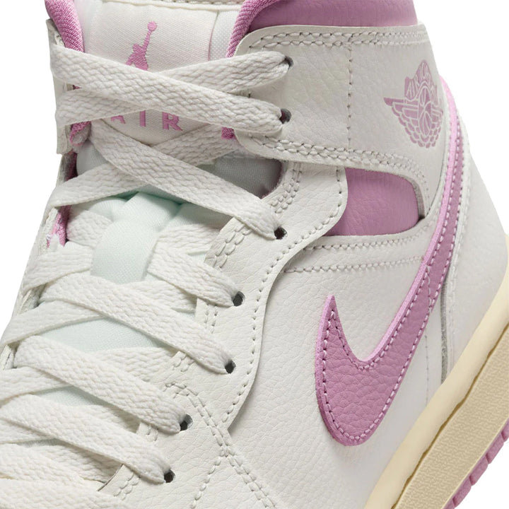 Wmns Jordan 1 Mid 'Sail/Pink/Coconut Milk'