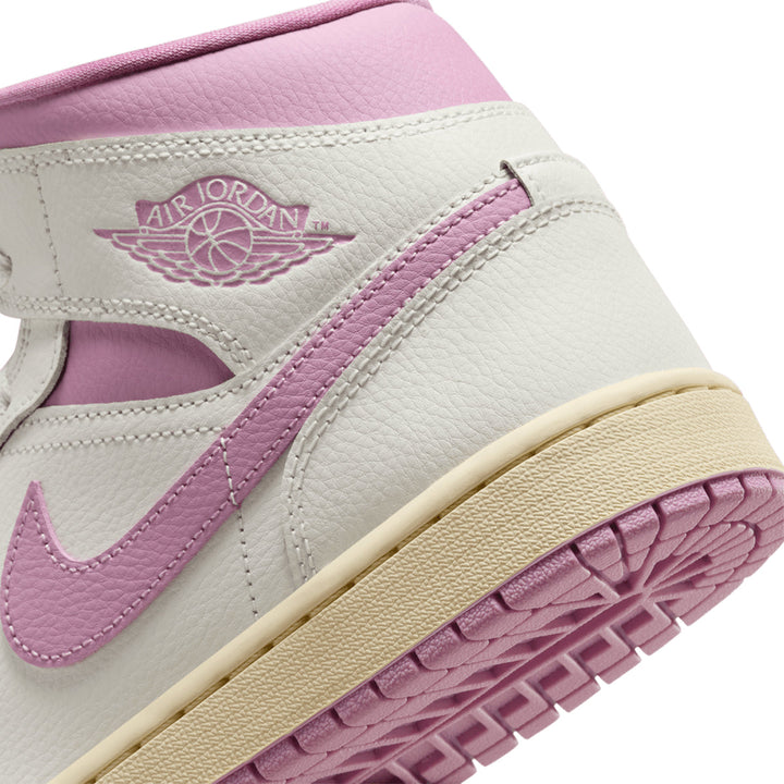Wmns Jordan 1 Mid 'Sail/Pink/Coconut Milk'